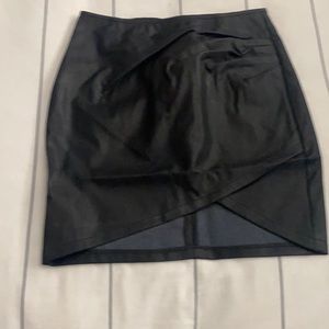 Vici faux leather skirt